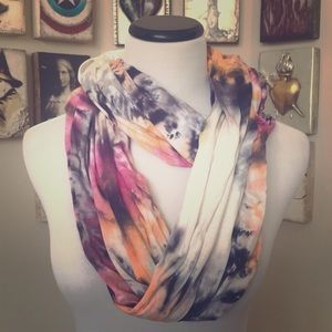 Brightly Twisted infinity scarf